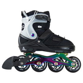 Rolki regulowane Story Motion Adjustable Inline Skates Tęczowo-Czarny