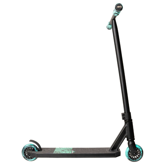 Hulajnoga Wyczynowa Aluminiowa Lekka dla młodych riderów NKD Next Generation Czarno-Miętowy wys. 79,4 cm