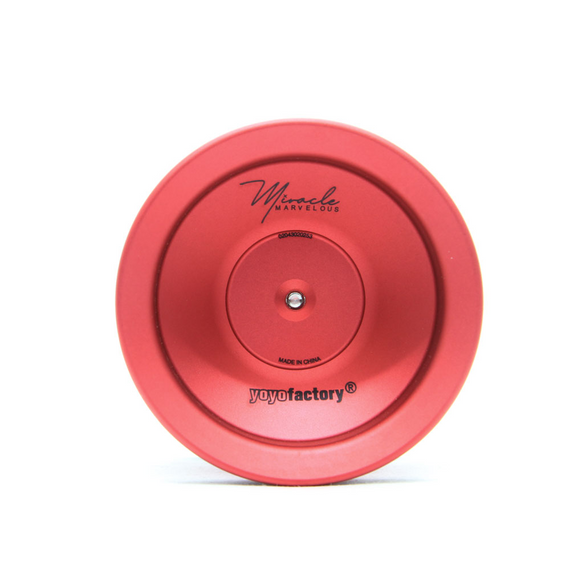 Yoyo dla zaawansowanych YoYoFactory Miracle Monometal Czerwono-Czarny (Bi-Metal Styling)
