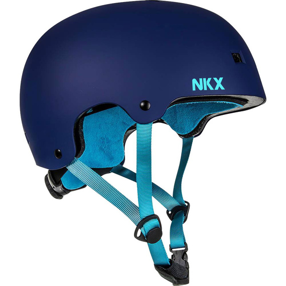 Kask Na Deskorolkę Hulajnogę NKX Brain Saver Granatowo-Miętowy