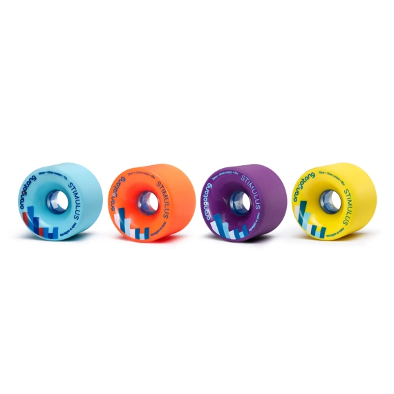 Koła do longboardu Orangatang Stimulus Wheels Pomarańczowy 70 mm 80A