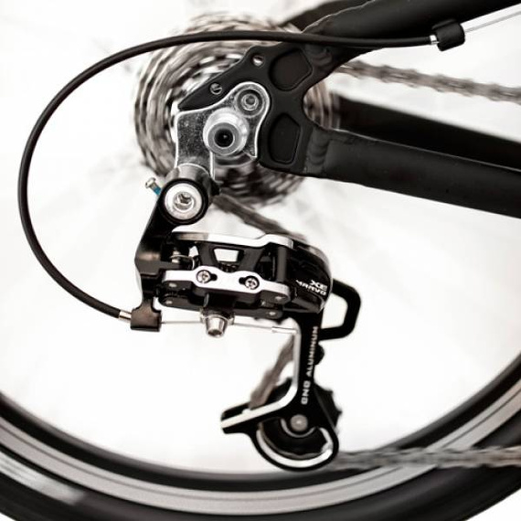 Superlekki rower dla dzieci KUbikes 20S Czarno-Czerwony