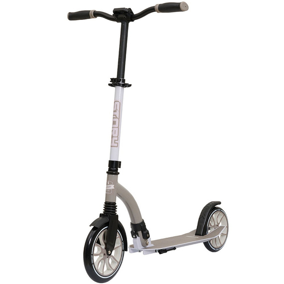 Hulajnoga Miejska Transportowa Story Big Wheel Advanced Foldable Scooter Szaro-Brązowy 230/200 mm