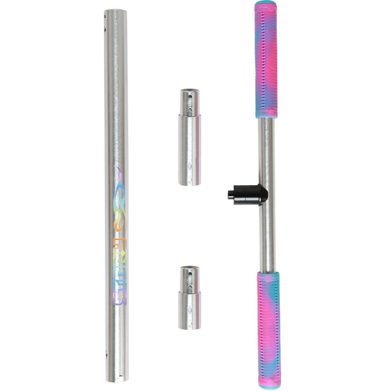 Hulajnoga Wyczynowa na trampolinę Story Original Trampoline Scooter Czarno-Tęczowy 55-70 cm