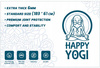 Mata do Jogi Happy Yogi TPE 6mm ECO Antypoślizgowa Turkus