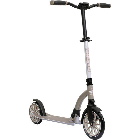 Hulajnoga Miejska Transportowa Story Big Wheel Advanced Foldable Scooter Szaro-Brązowy 230/200 mm