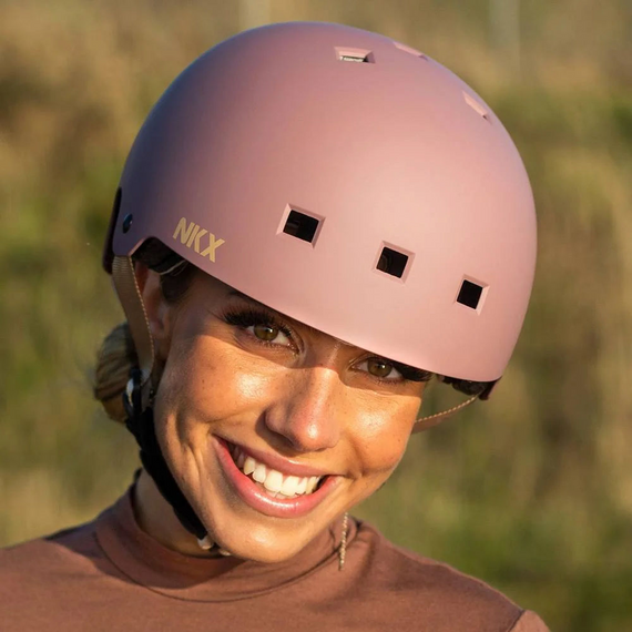 Kask Na Deskorolkę Hulajnogę NKX Brain Saver Grayolet S