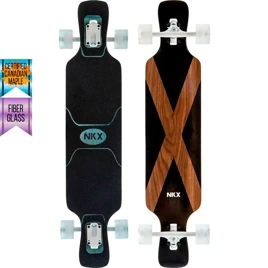 Longboard NKX Signature Pro Walnut Flex2 z włóknem szklanym 100 cm
