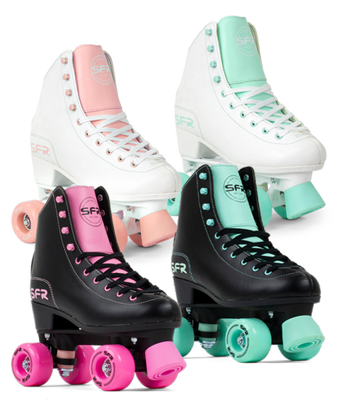 Wrotki SFR Figure Quad Skates Czarno-Miętowy