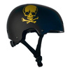 Kask Na Deskorolkę Hulajnogę NKX Brain Saver Czarno-Złoty Skull