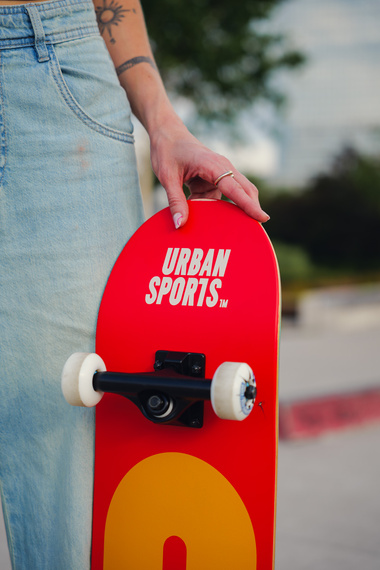 Kompletna Deskorolka Urban Sports Red Logo 8.0"