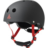 Kask dla dzieci Triple Eight Lil 8 Dual Certified Helmet EPS Liner JR Czarny Mat 