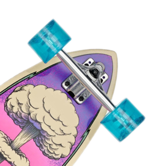 Trucki Slant Reverse Kingpin Trucks Raw 180 mm