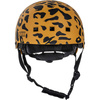 Kask Na Deskorolkę Hulajnogę NKX Brain Saver Leopard Czarno-Brązowy