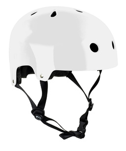 Kask na Deskorolkę Hulajnogę Rolki SFR Essentials Helmet Błyszczący Biały