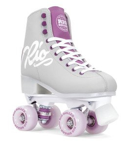 Wrotki RIO ROLLER SCRIPT QUAD SKATES Grey