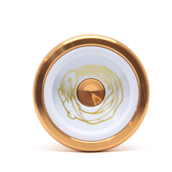 Yoyo dla zaawansowanych YoYoFactory Axolotl Metal Złoty 