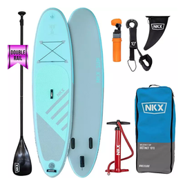 Deska turystyczna SUP pompowana pneumatyczna NKX Instinct 10 Turkusowa