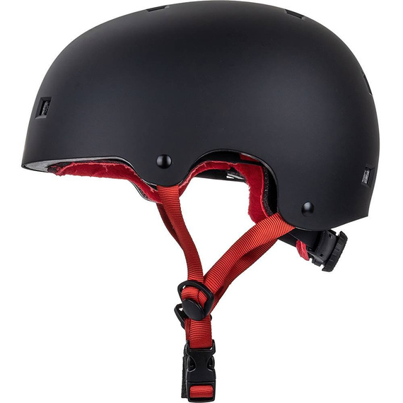 Kask Na Deskorolkę Hulajnogę NKX Brain Saver Czarno-Czerwony