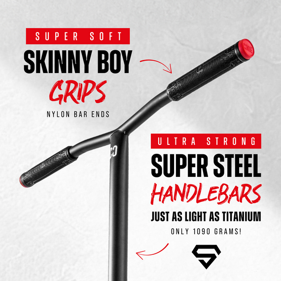 Hulajnoga Wyczynowa CORE SL3 Complete Stunt Scooter Czerwono-Czarny wys. 92,5 cm