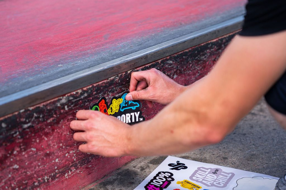 Zestaw naklejek Miejskie Sporty Sticker Pack Arkusz A4 - 2 szt. (Wersja A i B)