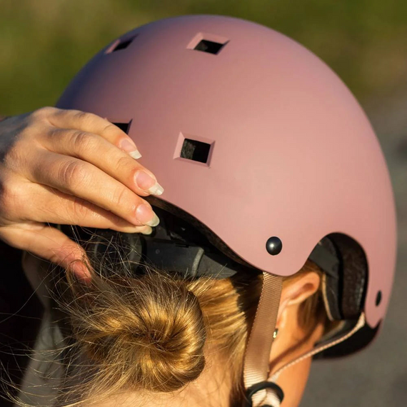 Kask Na Deskorolkę Hulajnogę NKX Brain Saver Grayolet 