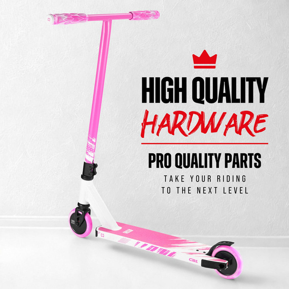 Hulajnoga Wyczynowa CORE CB1 Complete Stunt Scooter Różowy wys. 79 cm