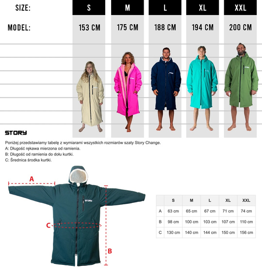 Poncho Ponczo Kurtka Story Change Robe Rose Przydymiony Różowy