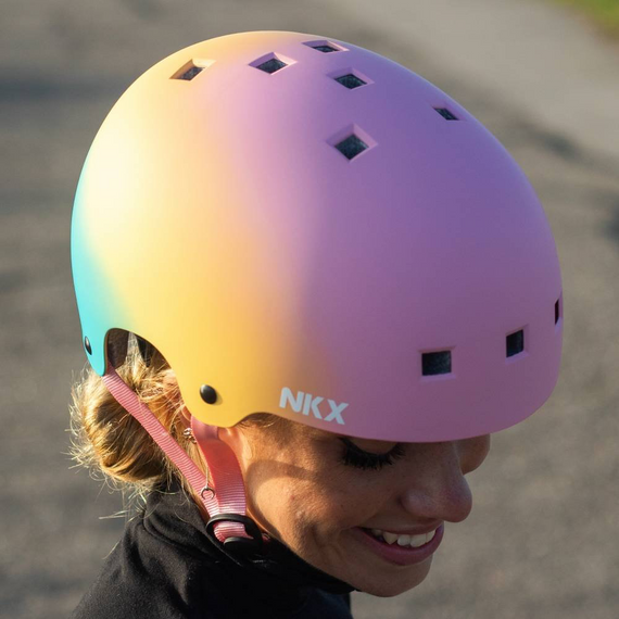 Kask Na Deskorolkę Hulajnogę NKX Brain Saver Pastel Fade