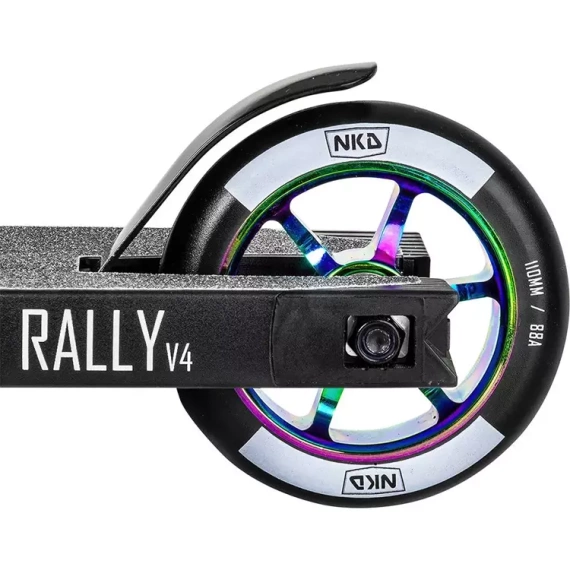 Hulajnoga Wyczynowa NKD Rally V4 Black Rainbow wys. 83cm