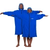 Poncho Ponczo Kurtka Story Change Robe Niebieski