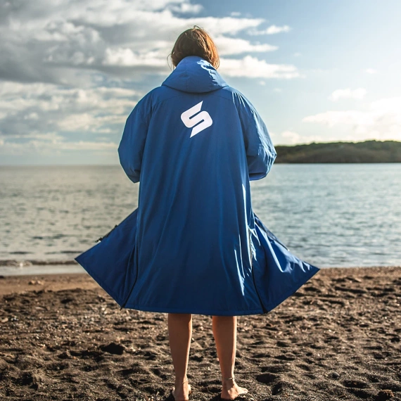 Poncho Ponczo Kurtka Story Change Robe Szary