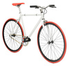 Rower Track Bike Dark white-red-black