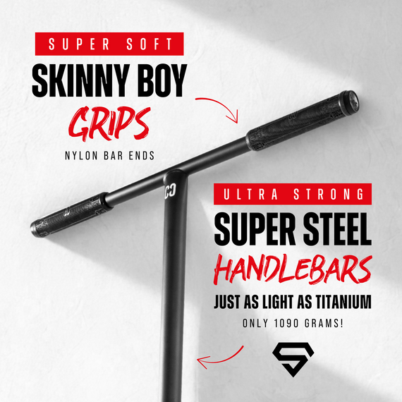 Hulajnoga Wyczynowa CORE ST3 Complete Stunt Scooter Czarny wys. 96 cm