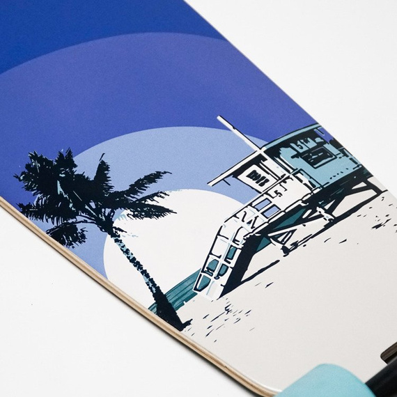 Longboard CHILLAX BEACHHOUSE MOONSHINE 104 cm + T-tool 