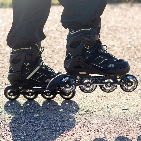Rolki regulowane Story Fusion Adjustable Inline Skates Złoty
