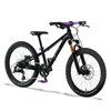 Superlekki rower dla dzieci KUbikes 20S DISC Czarno-Fioletowy