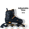 Rolki regulowane Story Fusion Adjustable Inline Skates Pomarańczowy LED
