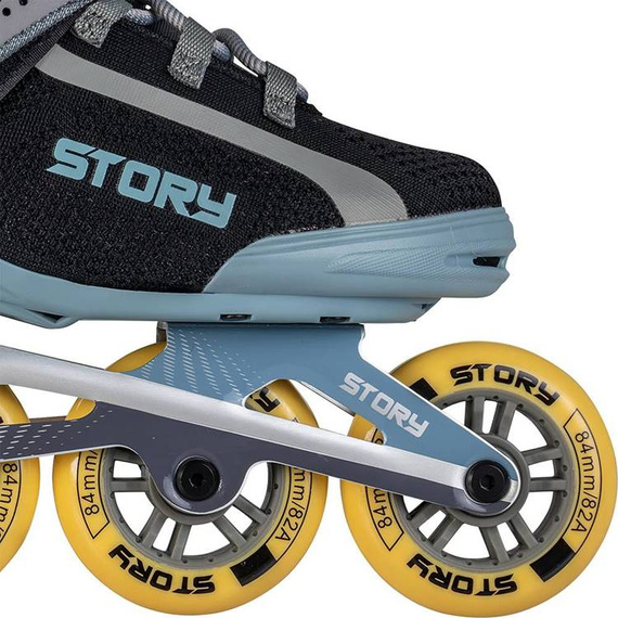 Rolki rekreacyjne Inline STORY Union Czarno-Niebieskie
