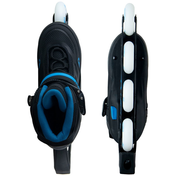 Rolki regulowane Story Fusion Adjustable Inline Skates Niebieski LED