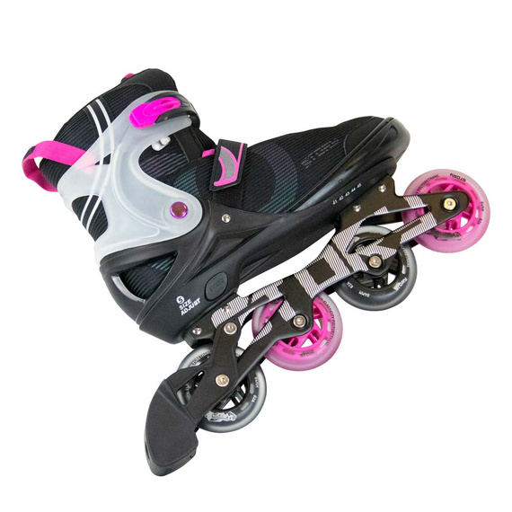 Rolki regulowane Story Motion Adjustable Inline Skates Czarno-Różowy