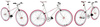 Rower Damka Cheetah Ladies Red