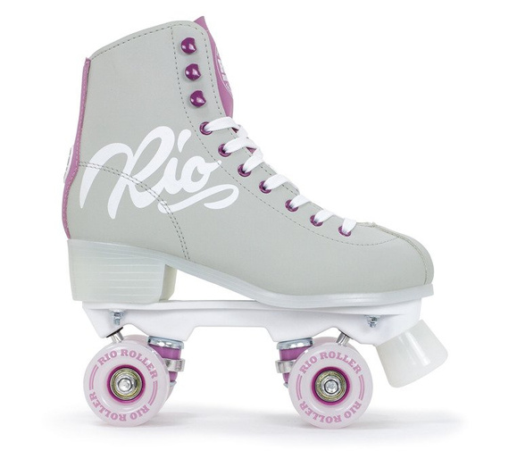 Wrotki RIO ROLLER SCRIPT QUAD SKATES Grey