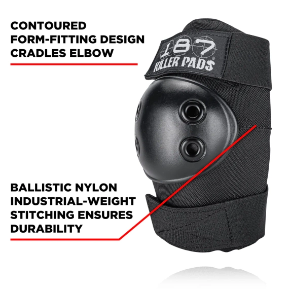 Ochraniacze na łokcie 187 Killer Pads Elbow Pad Czarny