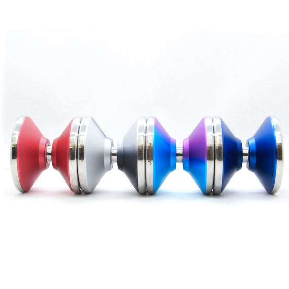 Yoyo Metalowe dla Zaawansowanych YoYoFactory BiMetal Czarno-srebrne