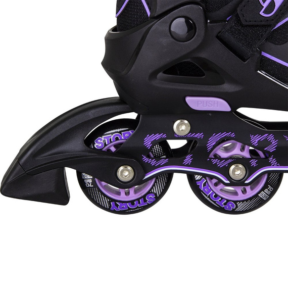 Rolki regulowane Story Fusion Adjustable Inline Skates Fioletowy