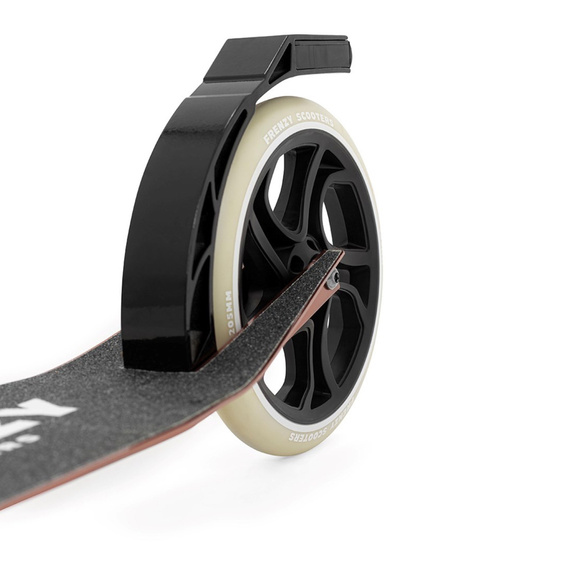 Hulajnoga Miejska Rekreacyjna Frenzy 205 mm Dual Brake V4 Recreational Scooter Brązowy 