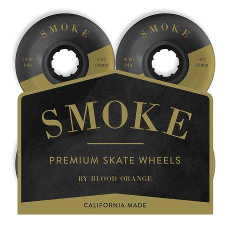 Koła Blood Orange Smoke Czarno-Złoty 60 mm 84A