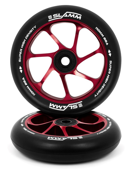 Koło do Hulajnogi Slamm Team Wheel Czarno-Czerwony110 mm (1 szt.)