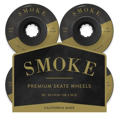 Koła Blood Orange Smoke Czarno-Złoty 66 mm 84A